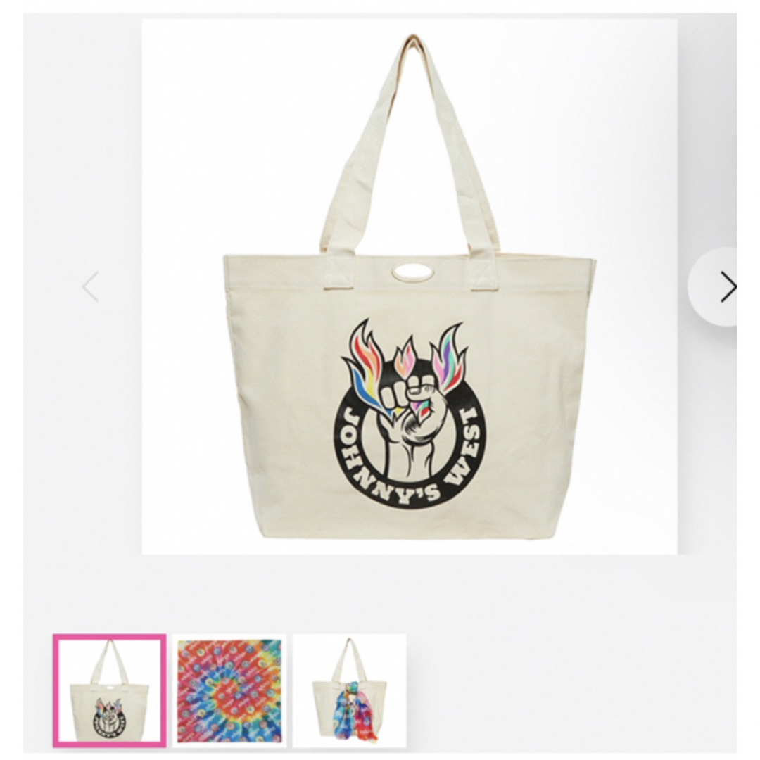 ジャニーズWEST POWER グッズ バックの通販 by みい's shop｜ラクマ