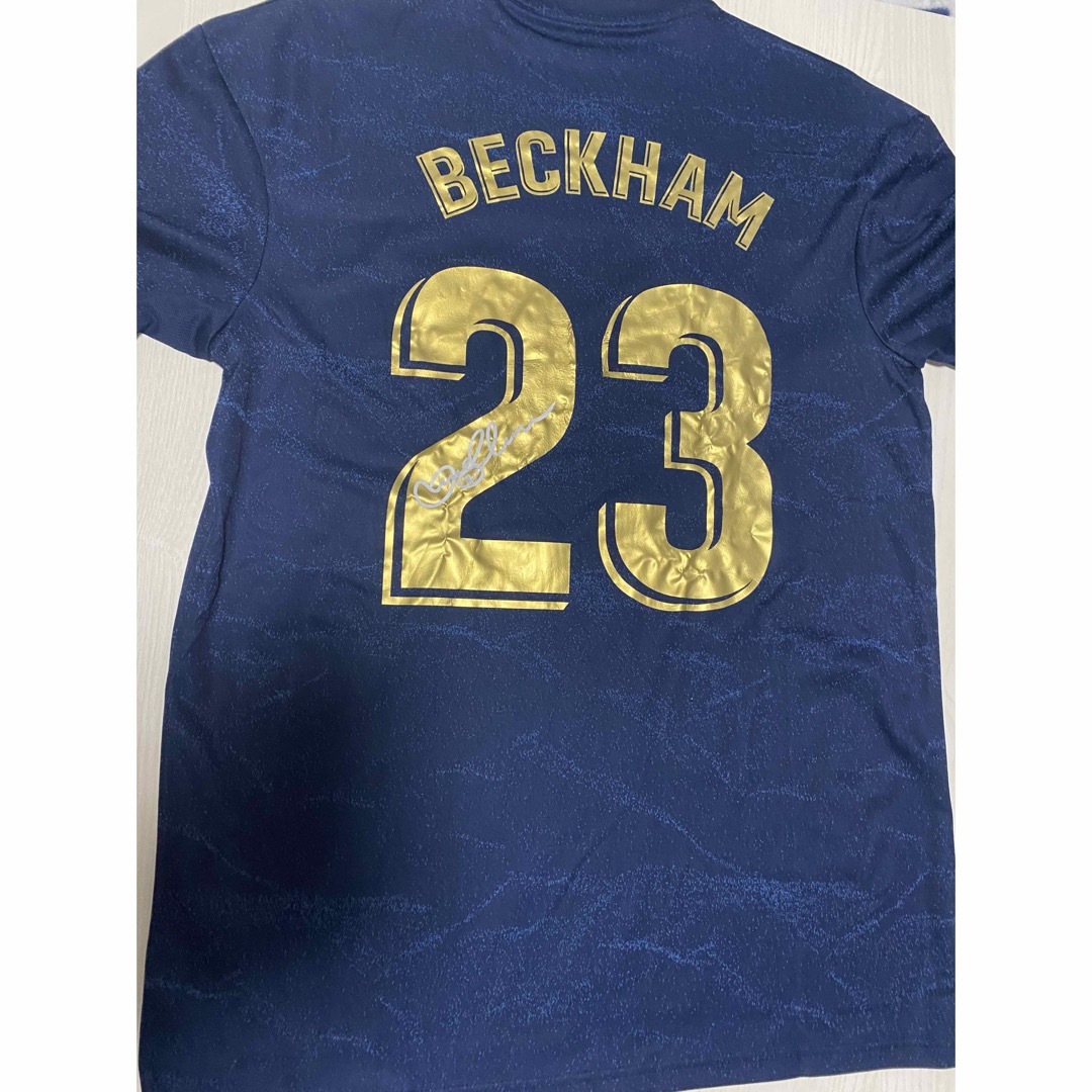 ベッカム レアル・マドリード サイン入りユニフォームの通販 by T's
