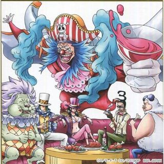 ONE PIECE - ▽新品•未開封▽ワンピース バギー海賊団 イラスト 色紙の