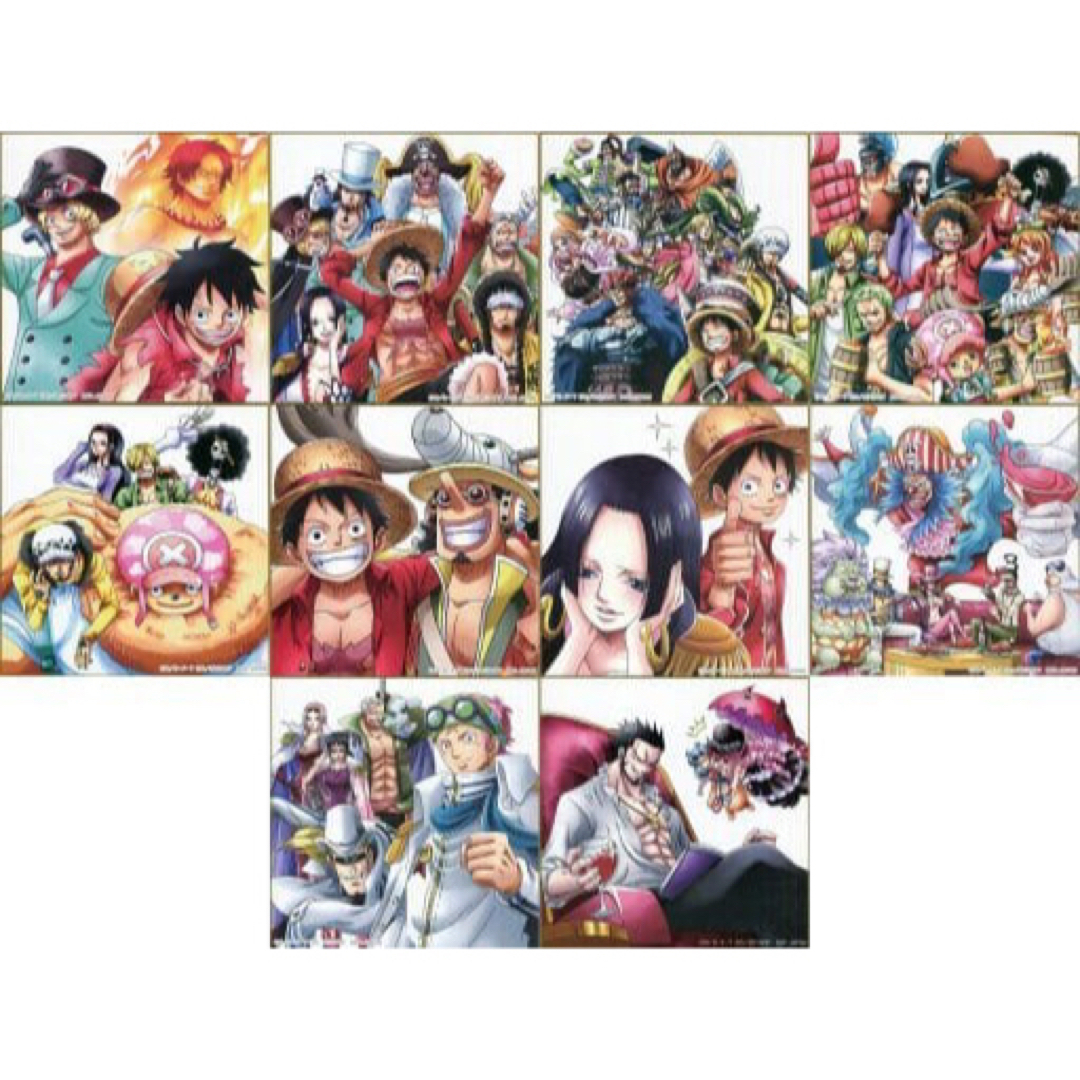 ONE PIECE - ▽新品•未開封▽ワンピース バギー海賊団 イラスト 色紙の