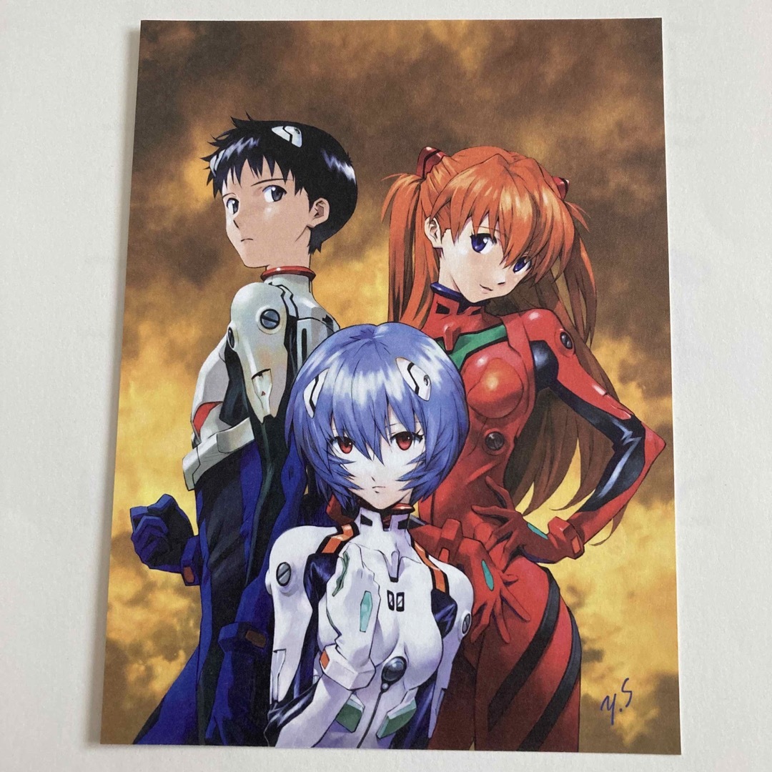 愛蔵版 エヴァンゲリオン ポストカード 16 綾波レイ アスカ 碇シンジの