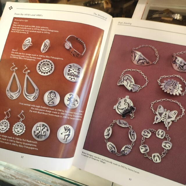 洋書 ホピ族 Hooi Jewelry インディアンジュエリー 図録 作品集の通販