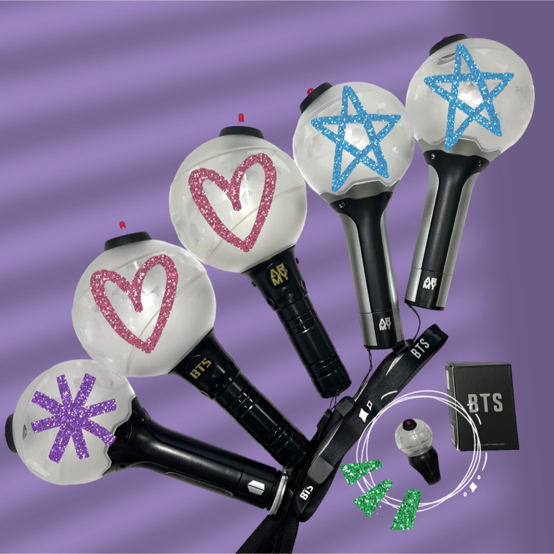 防弾少年団(BTS) - 公式 BTS 防彈少年團 アミボム ペンライト finger