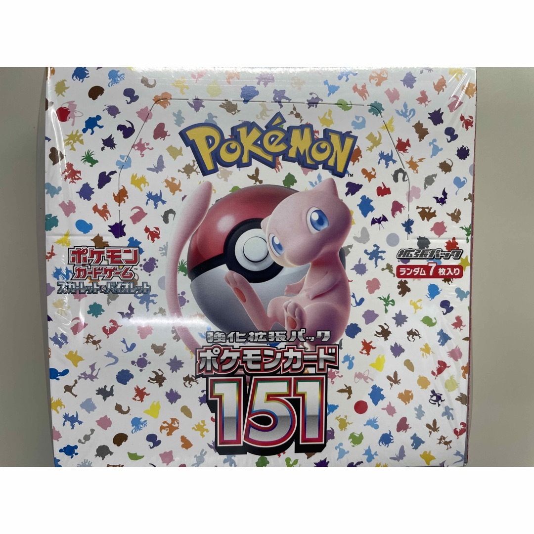 ポケモンカード 151 BOX 未開封 シュリンク付き 6BOX クリアケース付