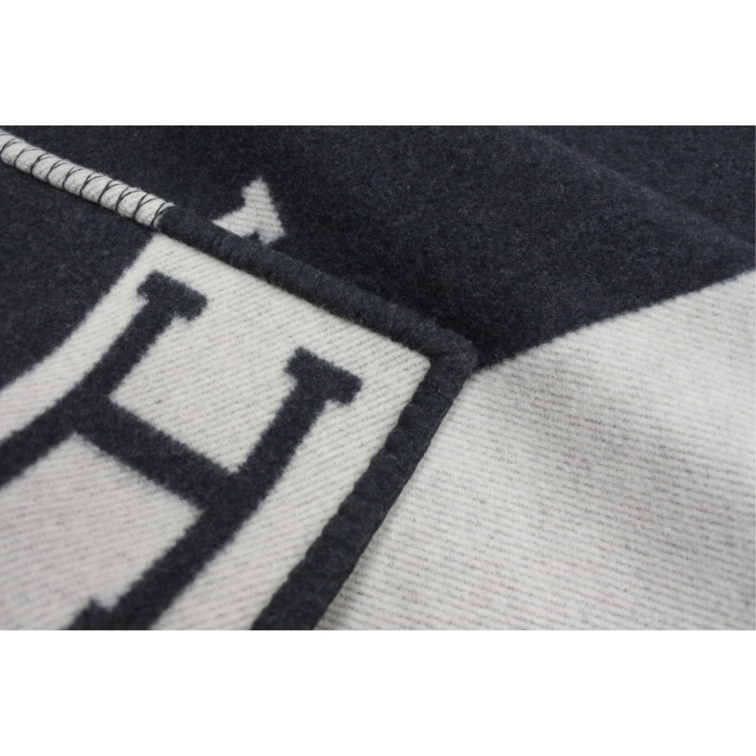 HERMES - HERMES エルメス ブランケット アヴァラン ひざ掛け H