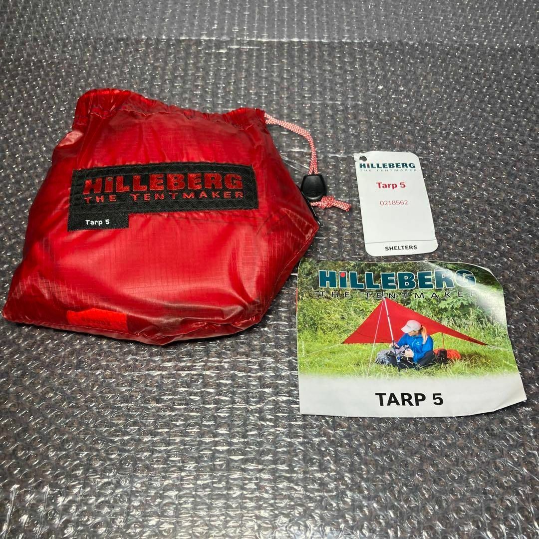 HILLEBERG - 新品格安 ヒルバーグ タープ Tarp5 UL タープ5 レッドの