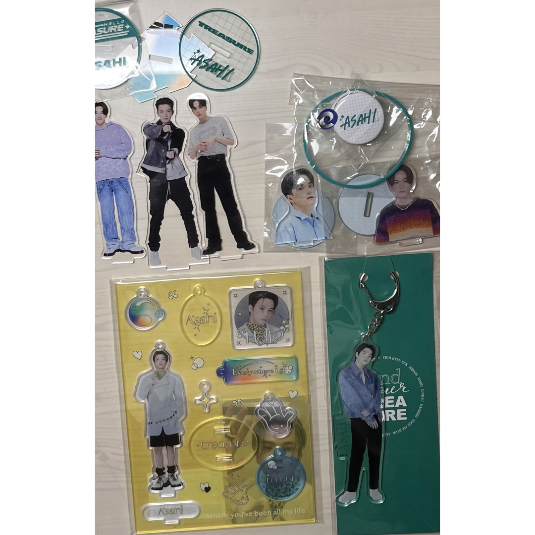 treasure アクスタ アサヒの通販 by イム's shop｜ラクマ