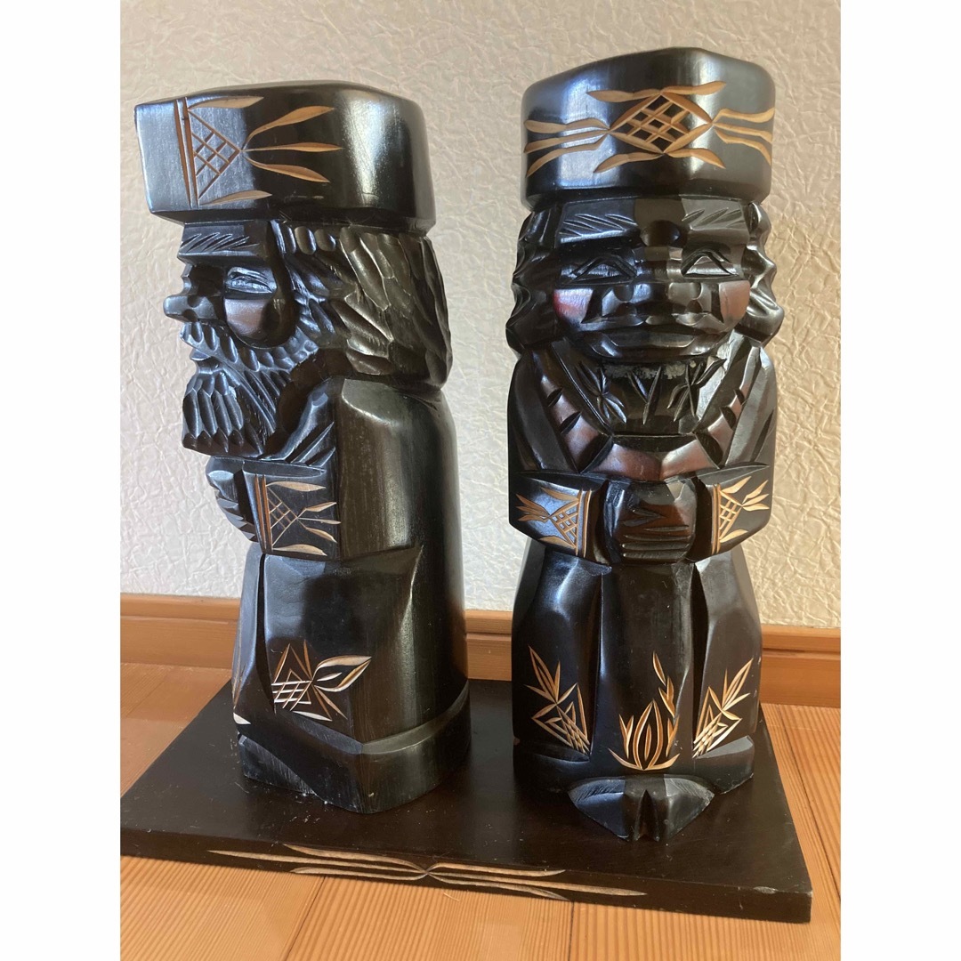 アイヌ人形 木彫り 北海道土産 ニポポ人形の通販 by アルフォート's