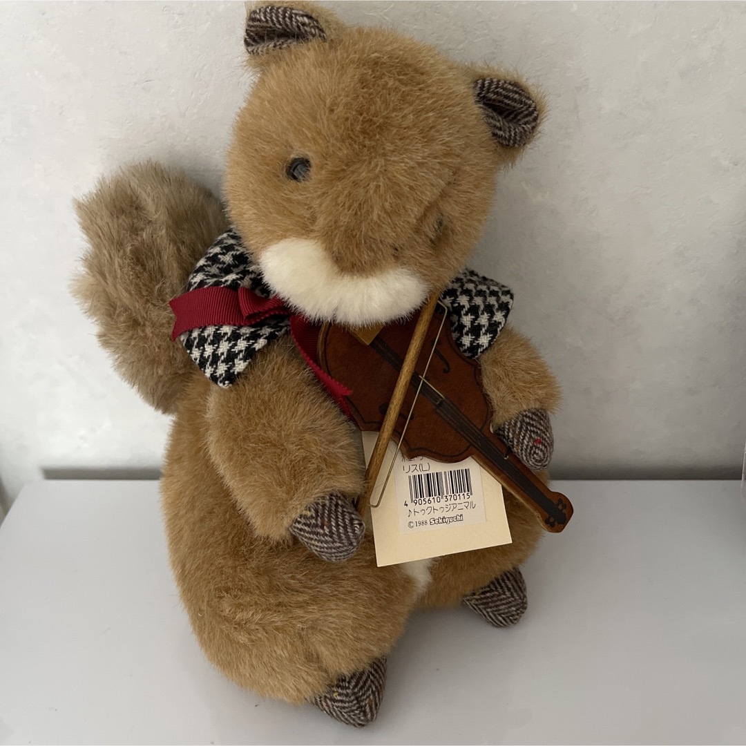 Sekiguchi - 激レア 当時物 美品 セキグチ リスのぬいぐるみオルゴール
