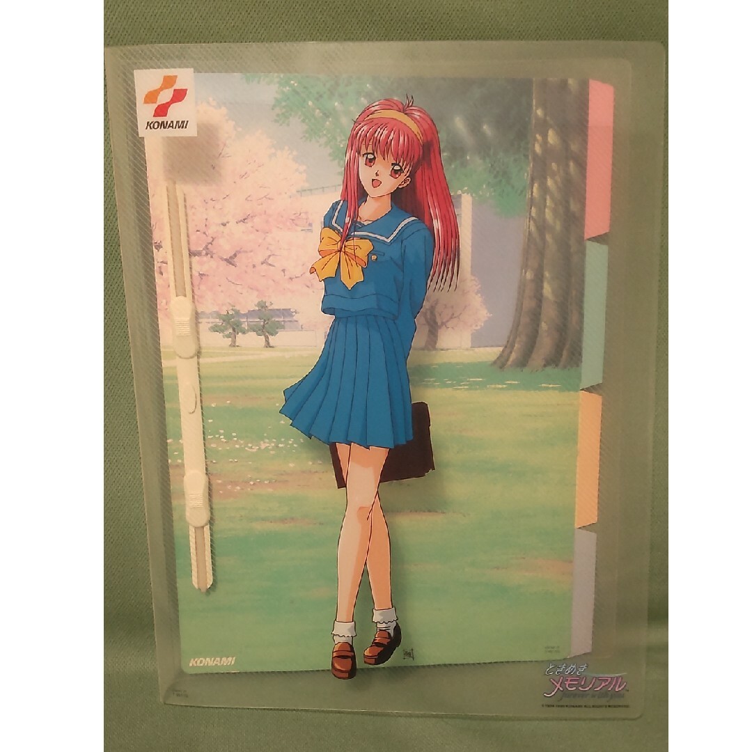 KONAMI - ☆ときめきメモリアル 藤崎詩織 特製透明バインダー型ケース