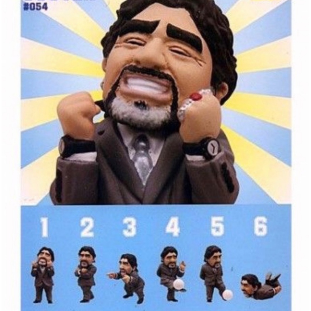 BANDAI - マラドーナ フィギュア ストラップ ガチャ 希少 06 の通販 by