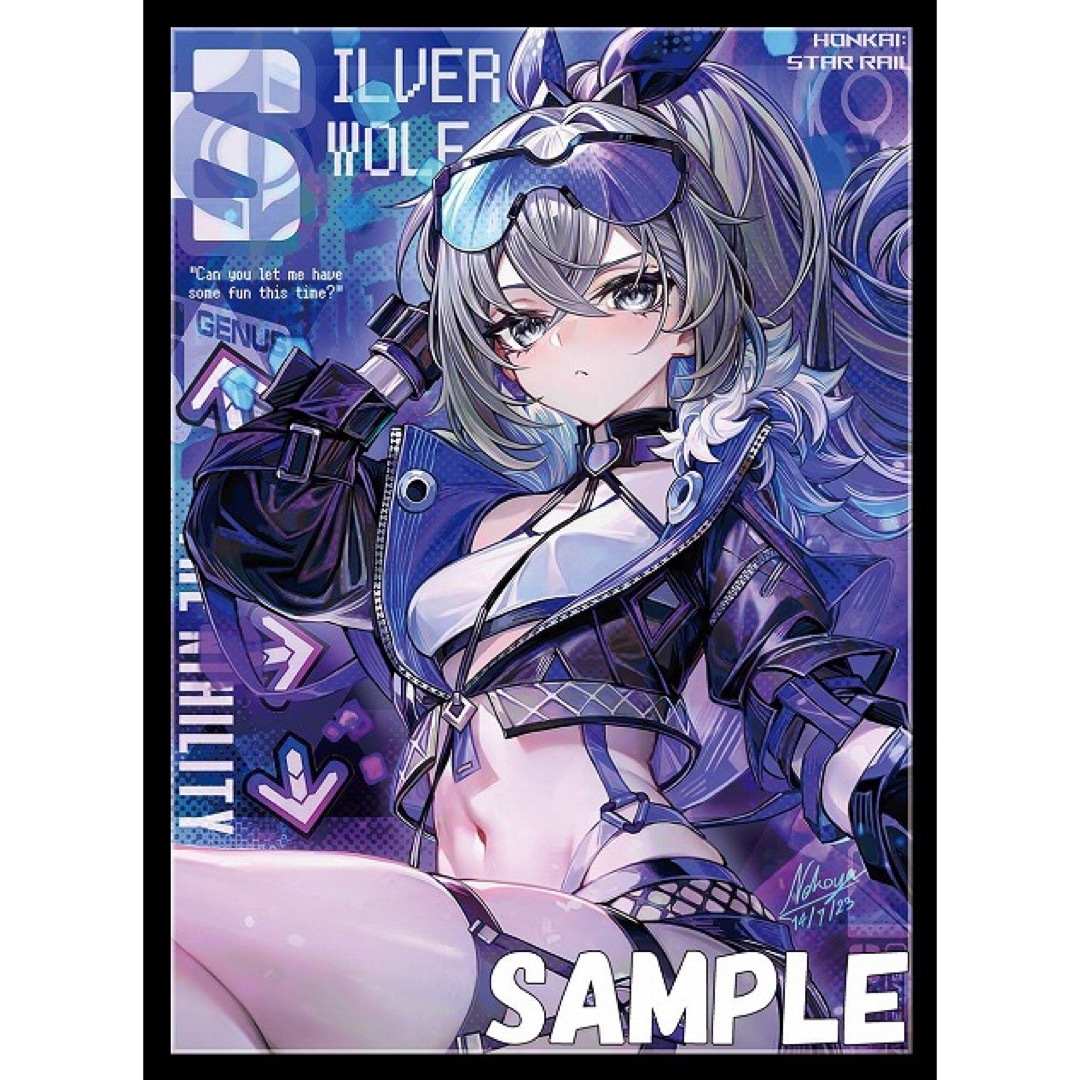 銀狼 カードスリーブ 崩壊スターレイル 崩スタの通販 by さくらんぼ