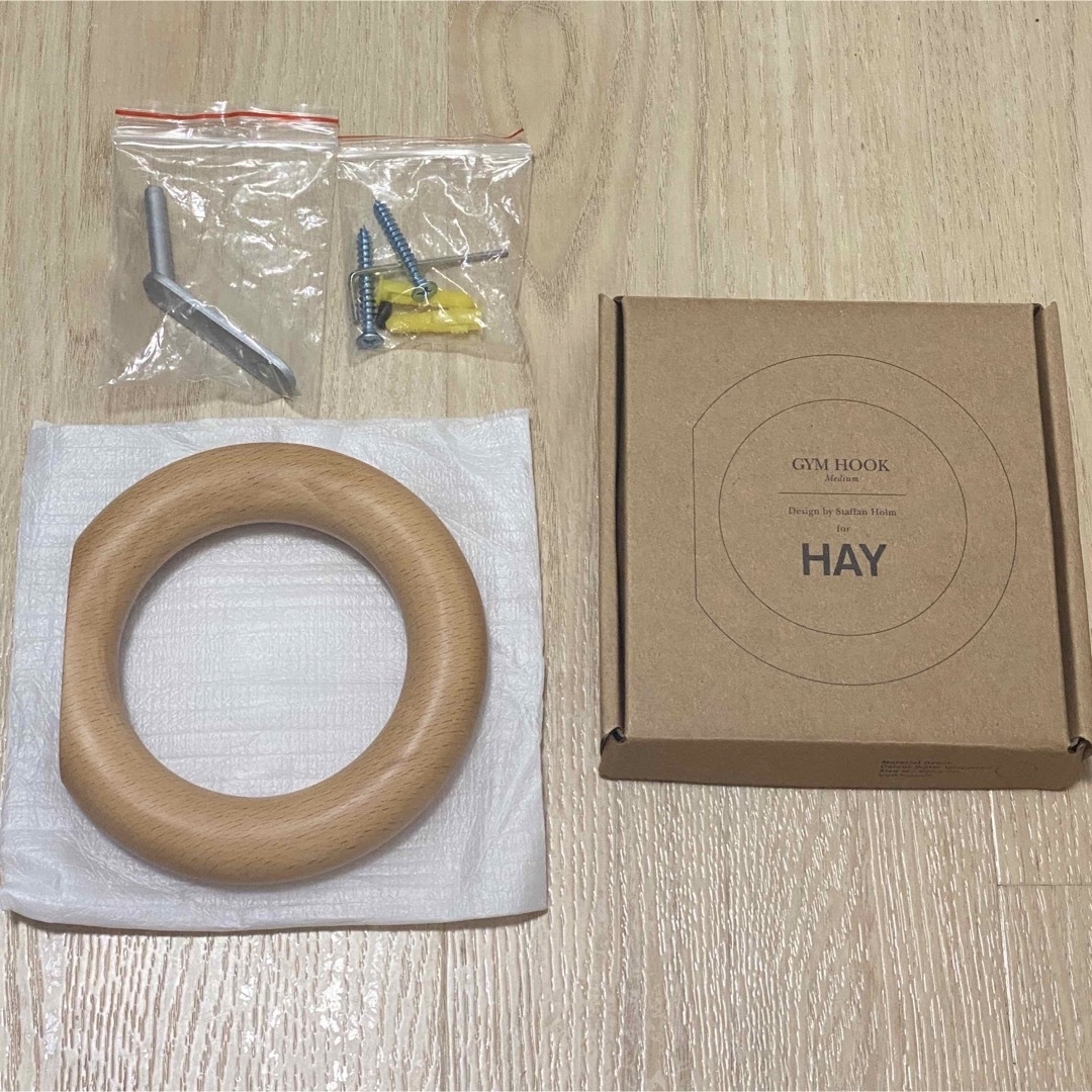 CIBONE - HAY GYM FOOK ヘイ ジムフックM ナチュラル 未使用 廃盤品の