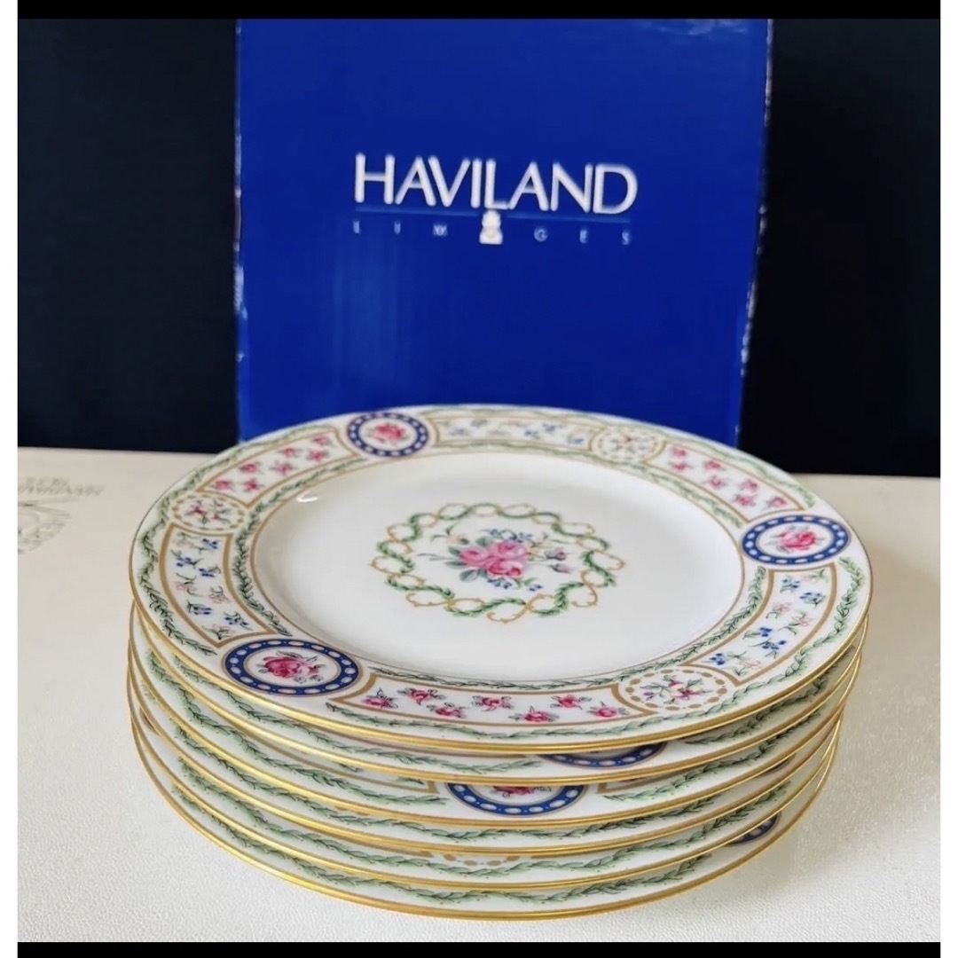 Haviland - アビランド リモージュ ルーブシエンヌ 19cmプレート 4枚
