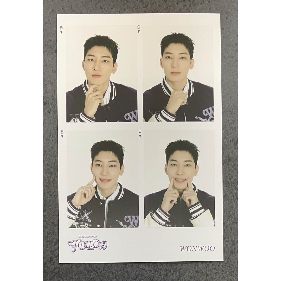 SEVENTEEN - 【ウォヌ】seventeen follow ウィンドブレーカー フォトの