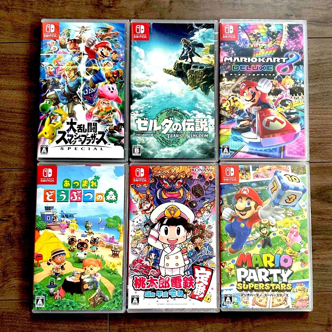 Nintendo Switch - Nintendo Switch ソフト6本 新品未開封の通販 by た