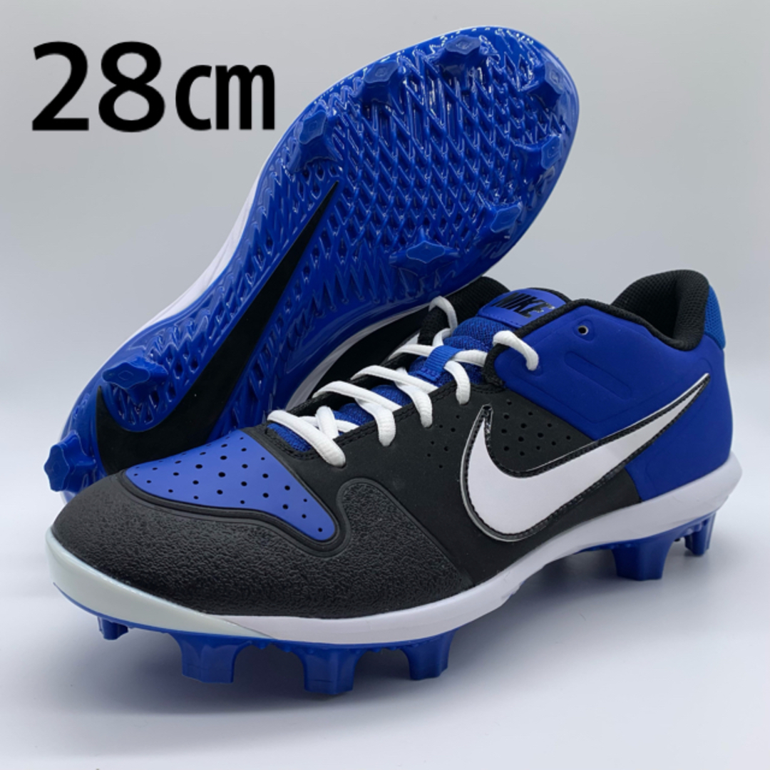 NIKE - NIKE 野球 ポイント スパイク ブルー ブラック 青 黒 28㎝ 日本
