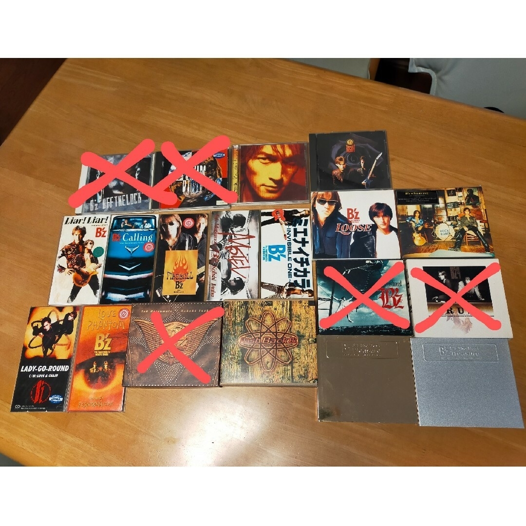 B'z - B'z CD まとめ売り アルバム7枚 シングル7枚の通販 by ミント's
