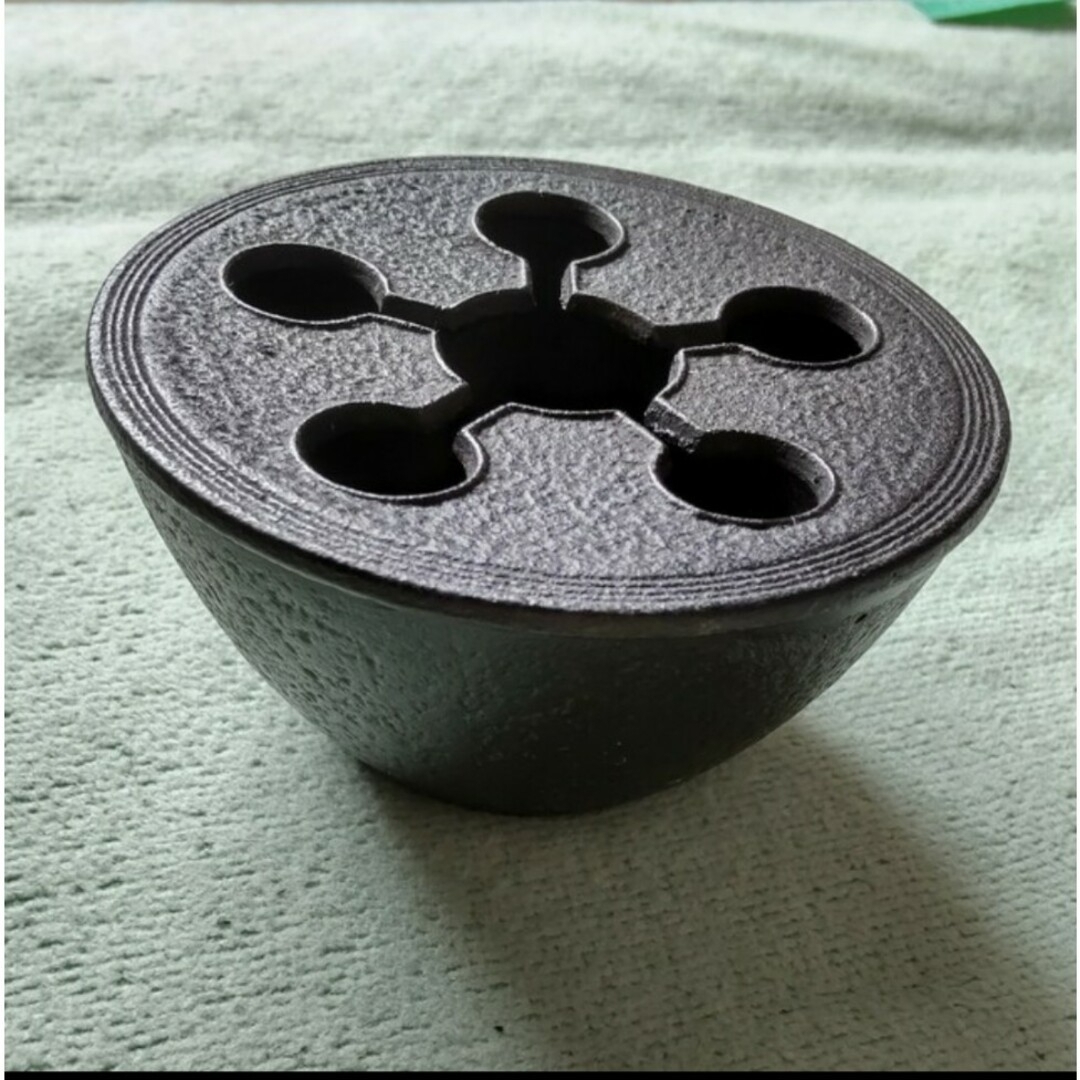 南部鉄器 - 灰皿 (南部鉄器) 未使用品 錆び少し有り お香、線香などの