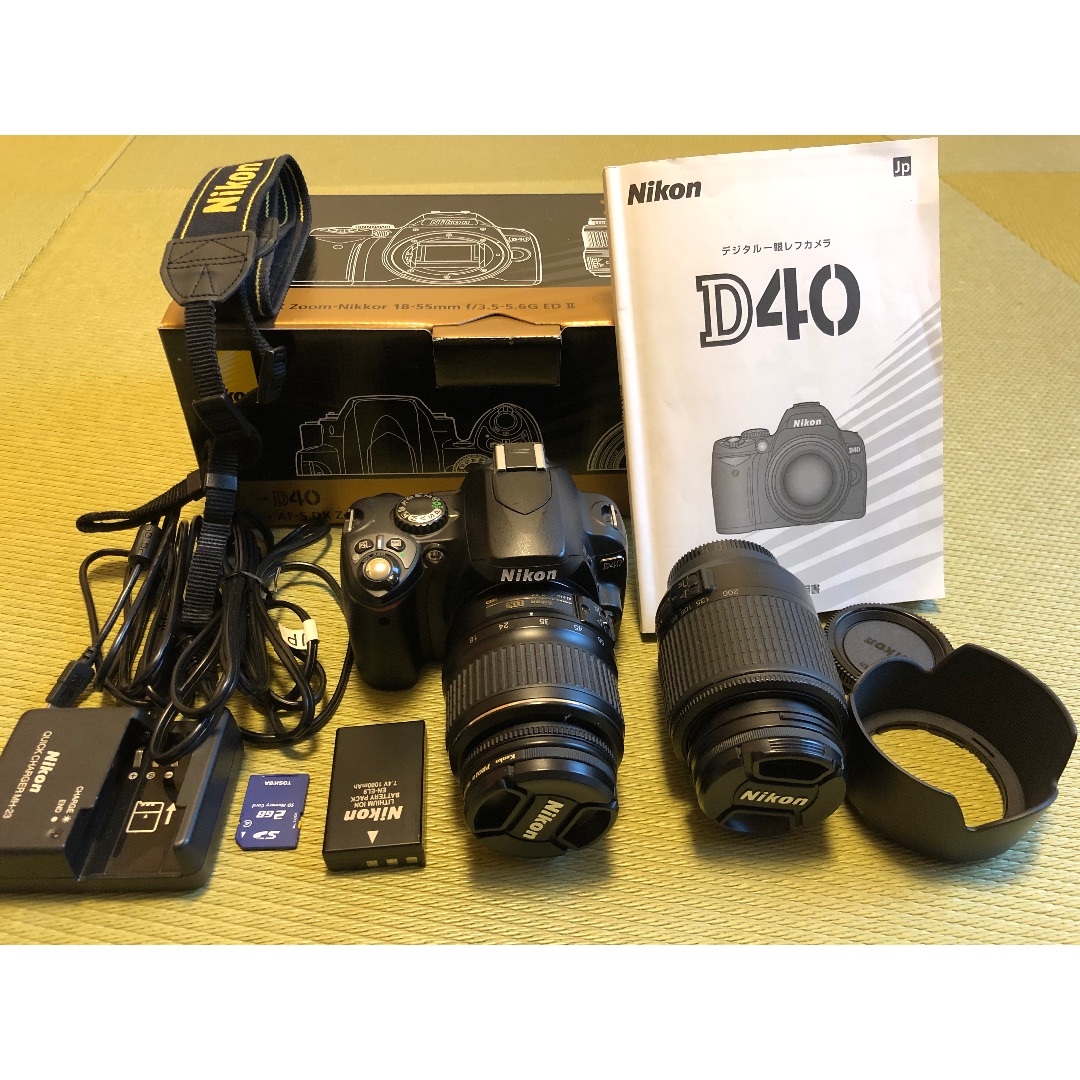 Nikon D40 ダブルズームレンズキット ジャンク品