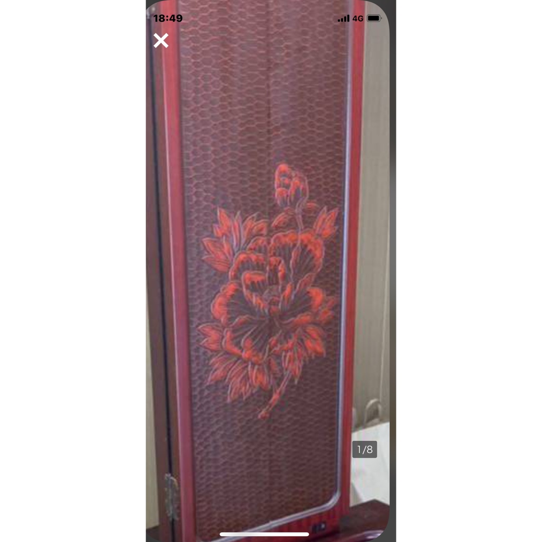 鎌倉彫 三面鏡ドレッサー 超お安くお買い得 昭和レトロの宝物 早い者