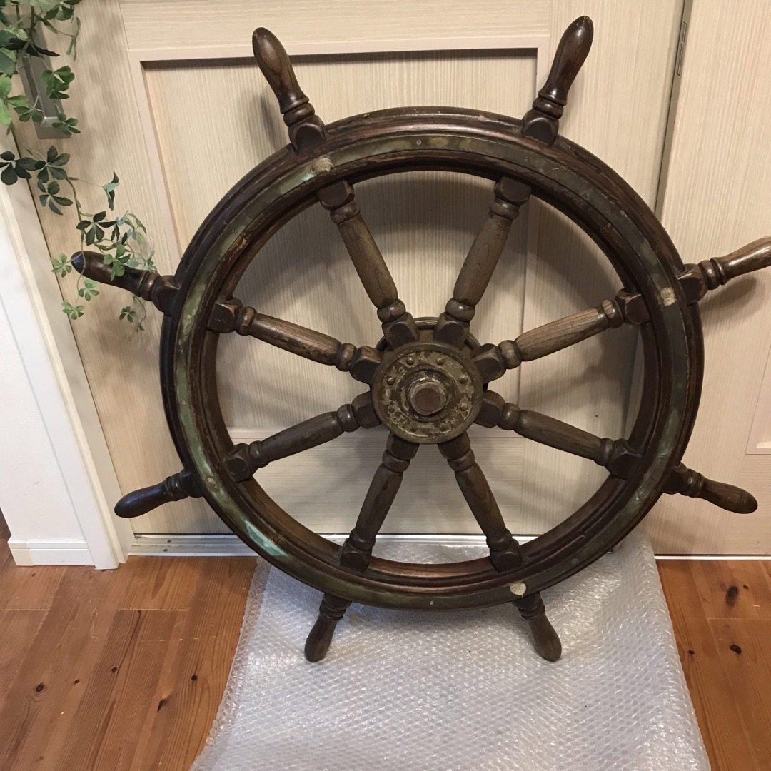 アンティーク 操舵輪 舵 大型 舵輪の通販 by samansa2's shop｜ラクマ