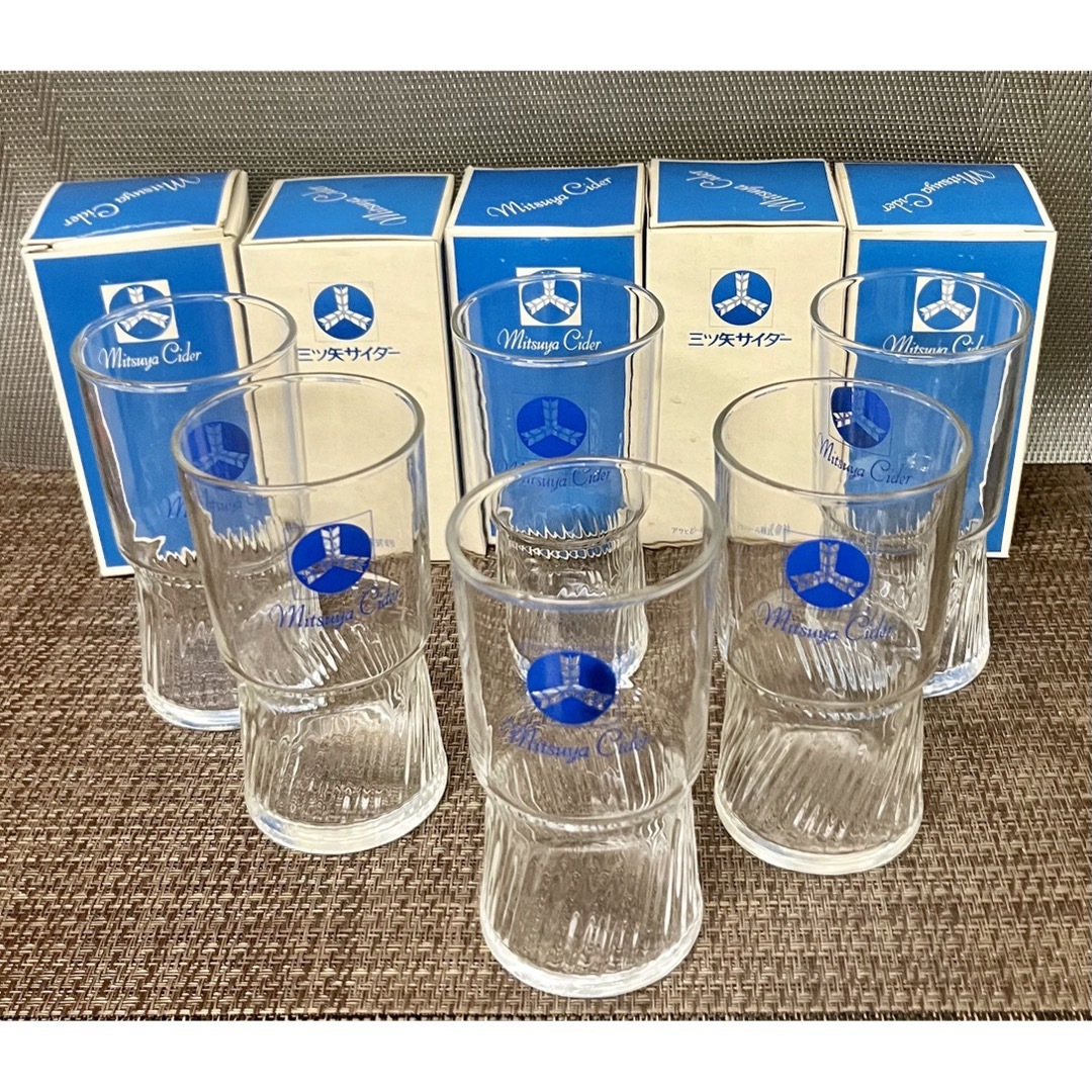 昭和レトロ 三ツ矢サイダー キラキラグラスの通販 by neco's shop｜ラクマ