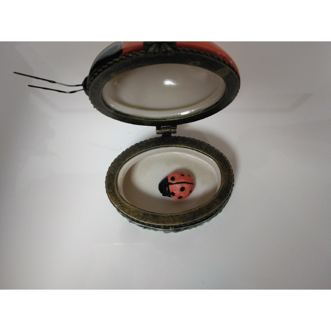 てんとう虫型ボックス小物入れの通販 by ゆみん's shop｜ラクマ