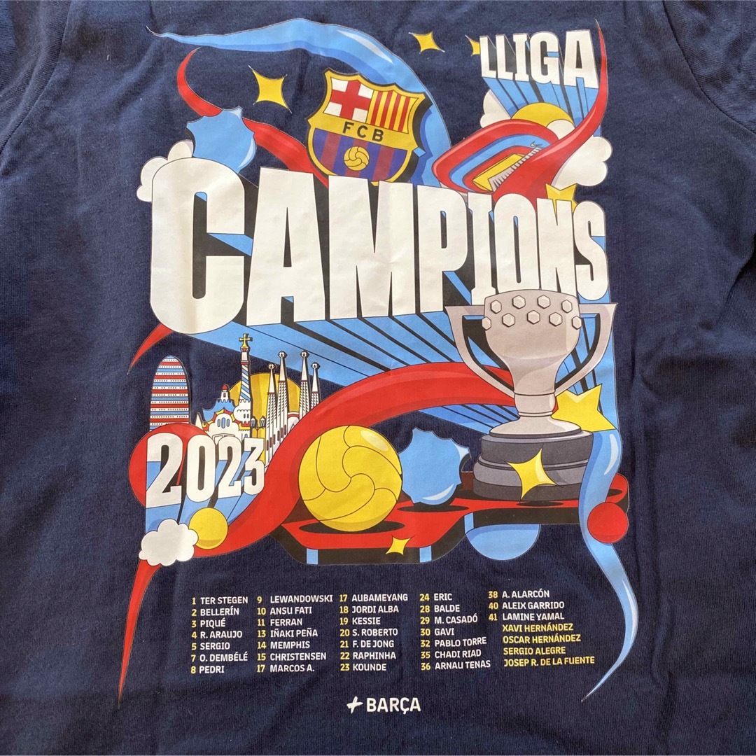 NIKE - FCバルセロナ 2023年優勝記念Tシャツ ジュニアSサイズの通販 by