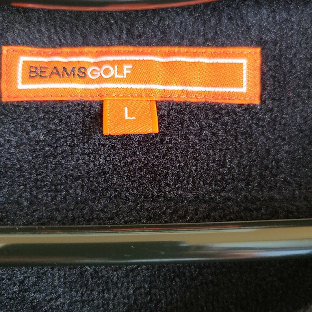ビームスゴルフ BEAMS GOLF ブラック ハーフジップ セーター sizeXL