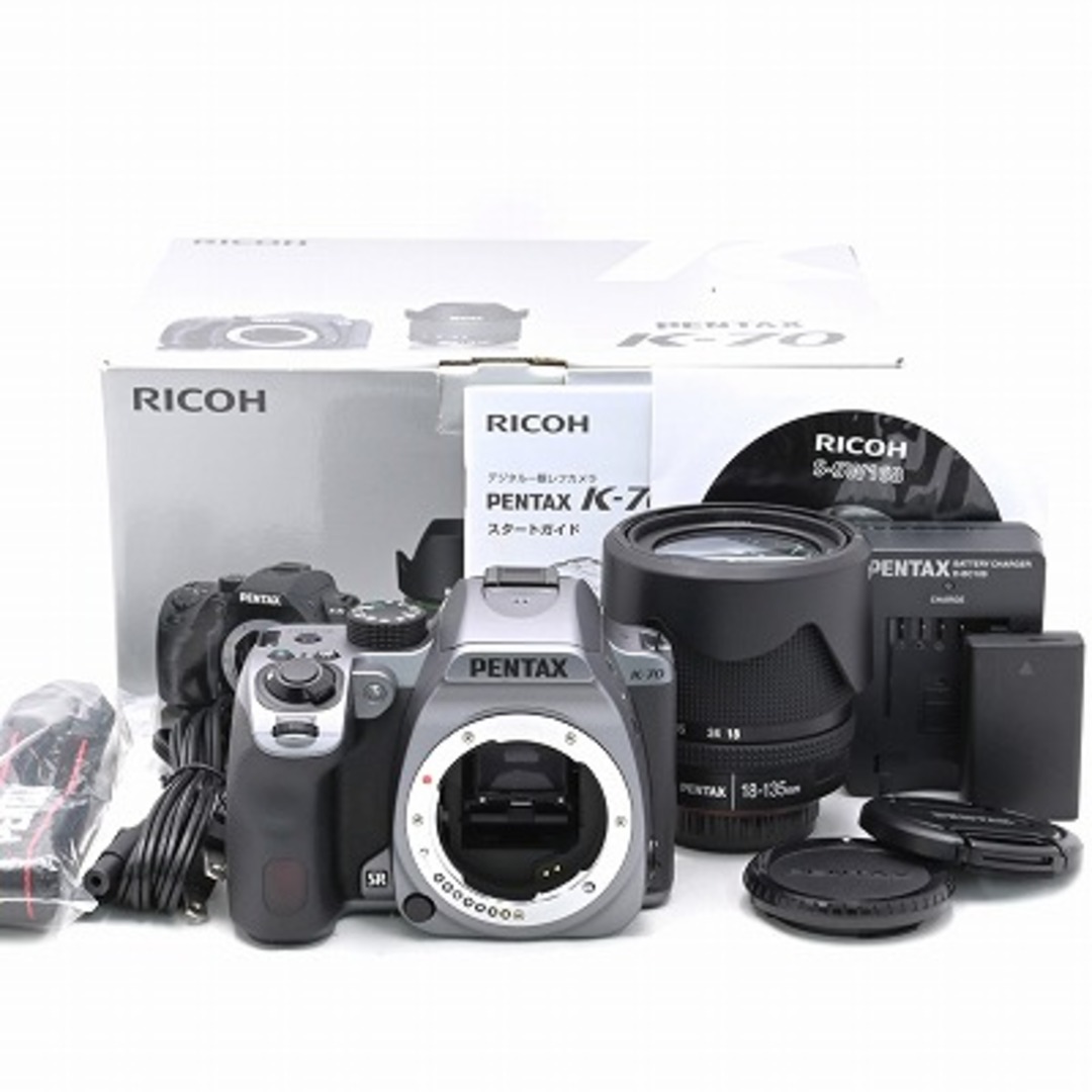 PENTAX K−70 K-70 18-135WRキット SILKY SILV… 【公式通販】