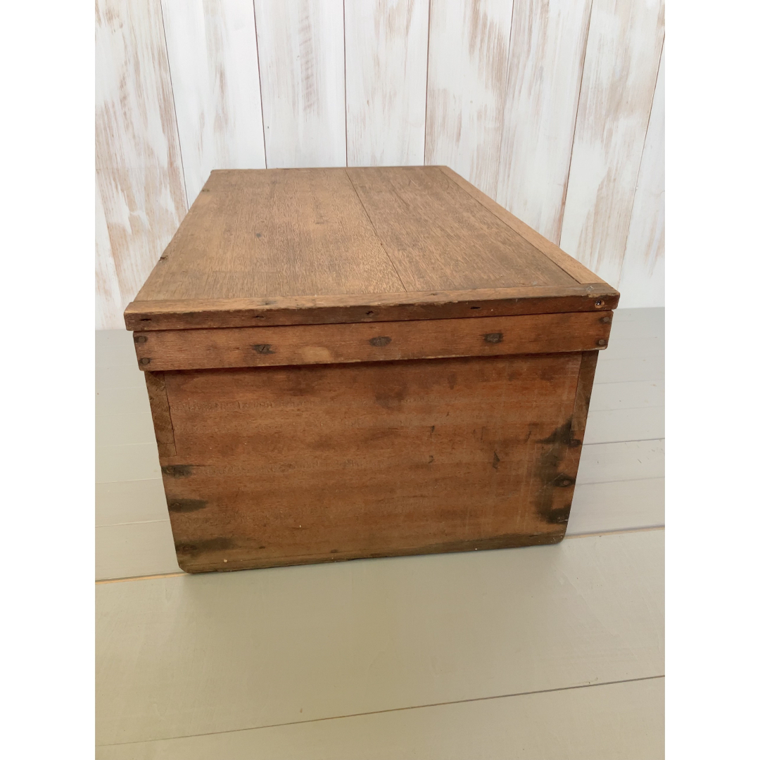 アンティーク 蓋付き 木箱 おもちゃ箱 ローテーブルの通販 by リン's