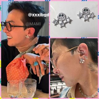PEACEMINUSONE - ☺スマイル スター ピアス☺BIGBANG G-DRAGON ジヨン