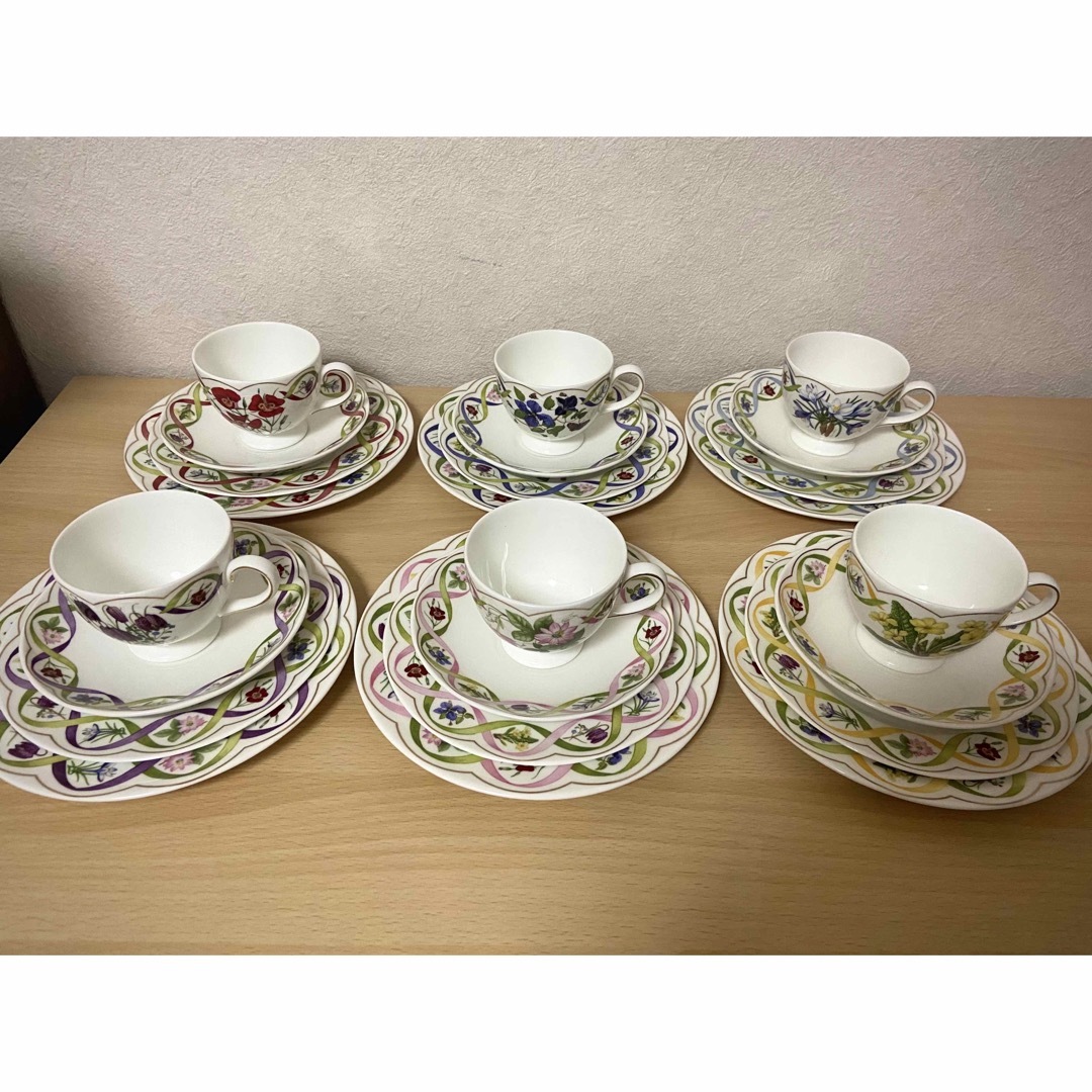 WEDGWOOD - ウェッジウッド フラワーアーティストオブキュー 全6種フル