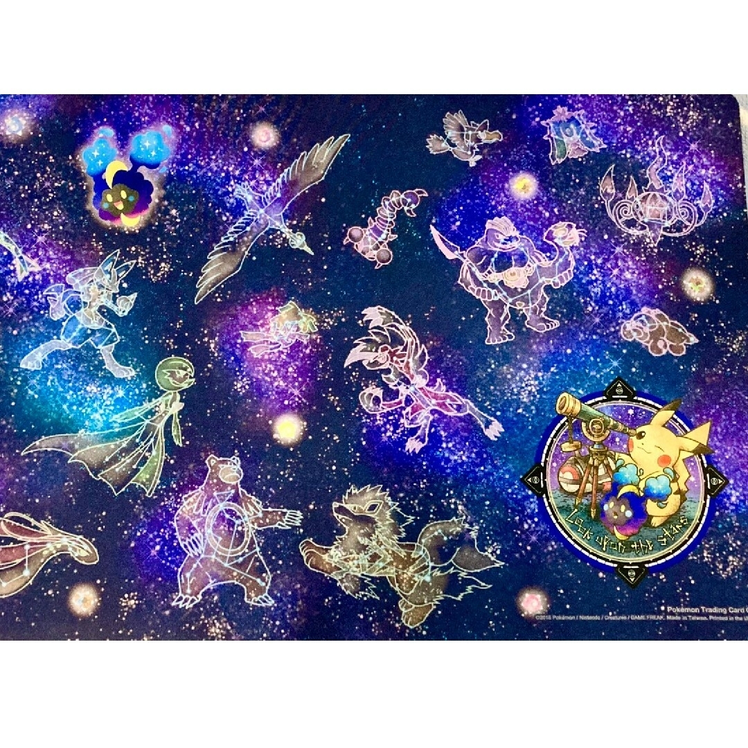 ポケモン - WCS限定ピカチュウ 星を見上げて ポケモンプレイマット
