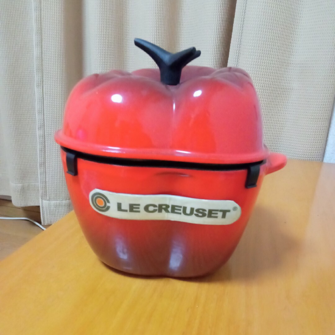 LE CREUSET - ル・クルーゼ レッド ピーマン ココット 鍋の通販 by