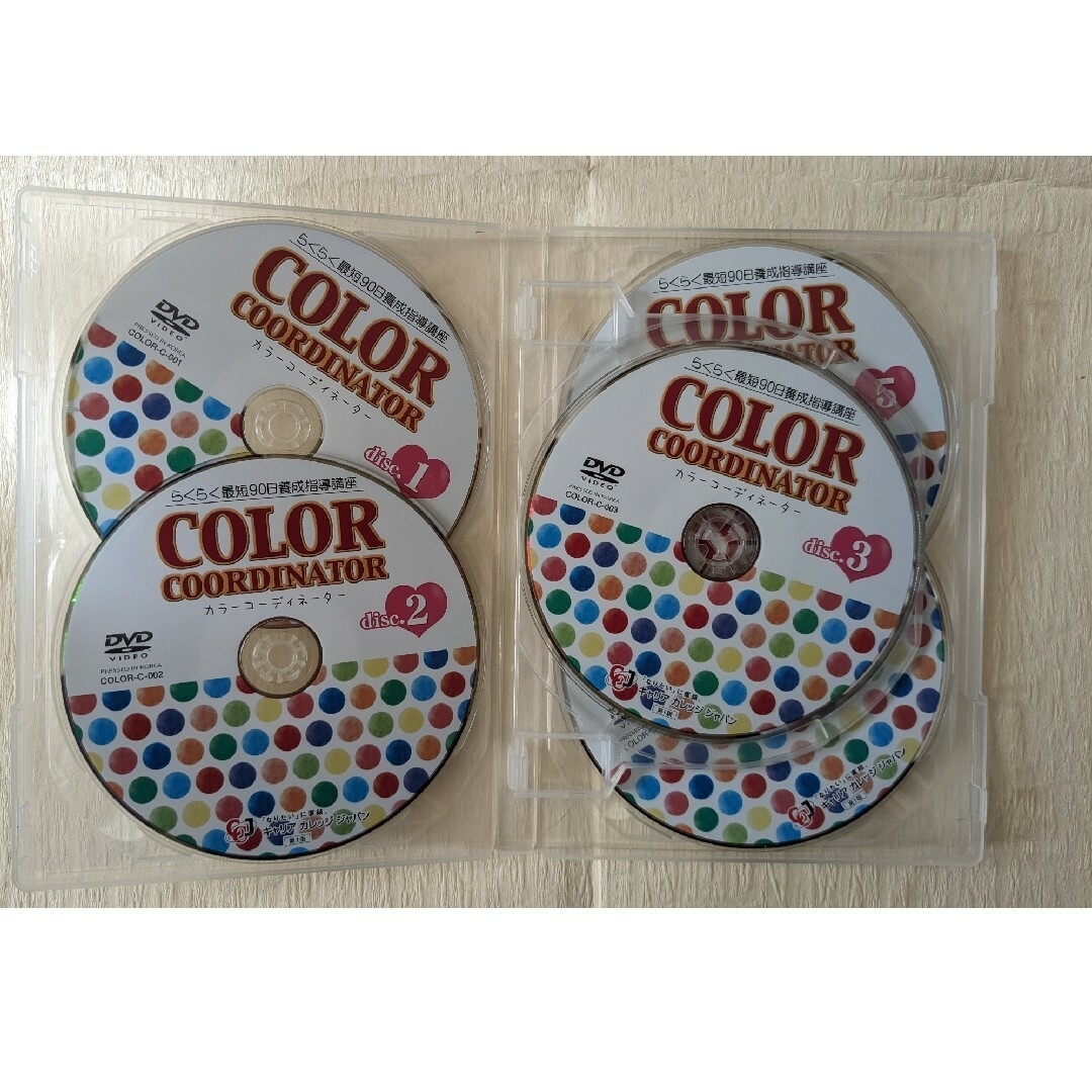 カラーコーディネーター講座DVDセット&新配色カードの通販 by