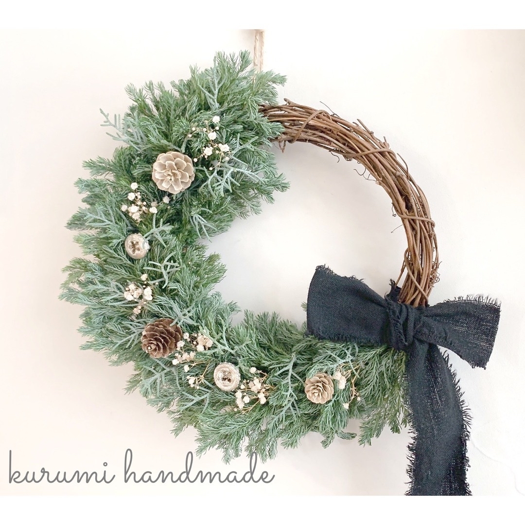 クリスマスリース フレッシュブルーバードの通販 by kurumi's shop｜ラクマ