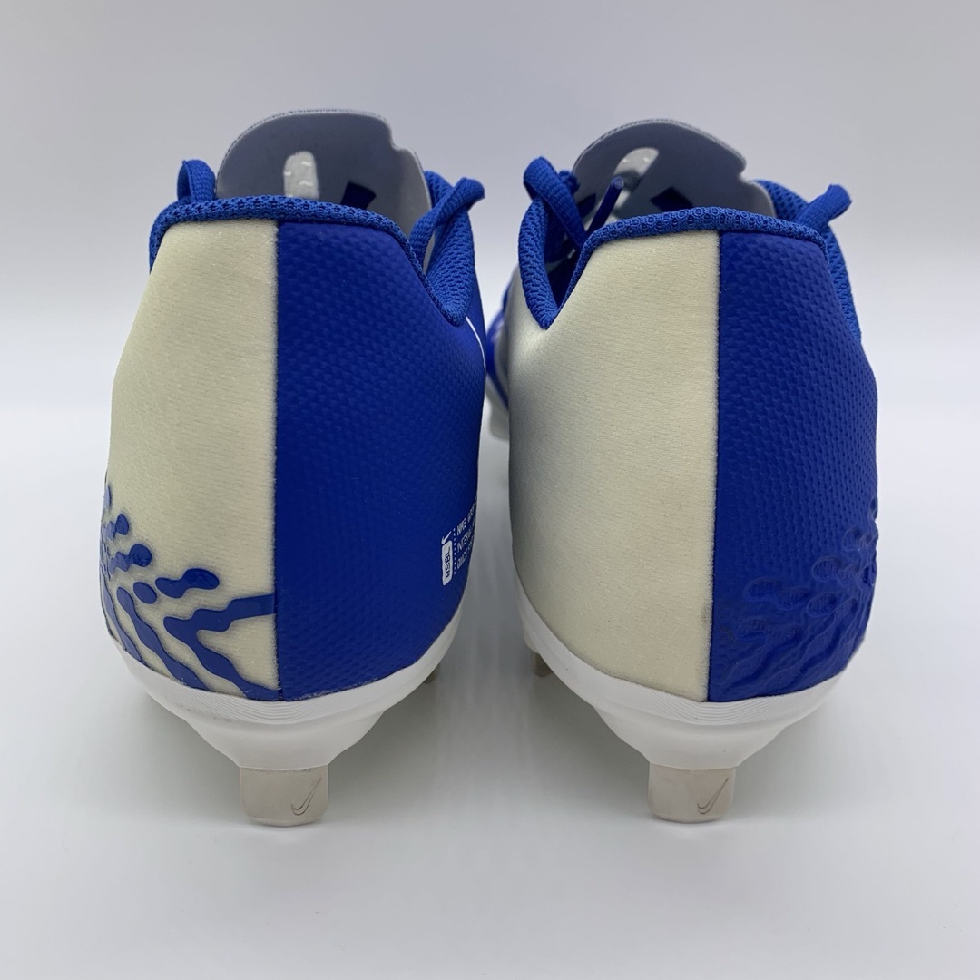 NIKE - NIKE 野球 スパイク 青 ブルー 金具 ポイント 軽量 25.5㎝の