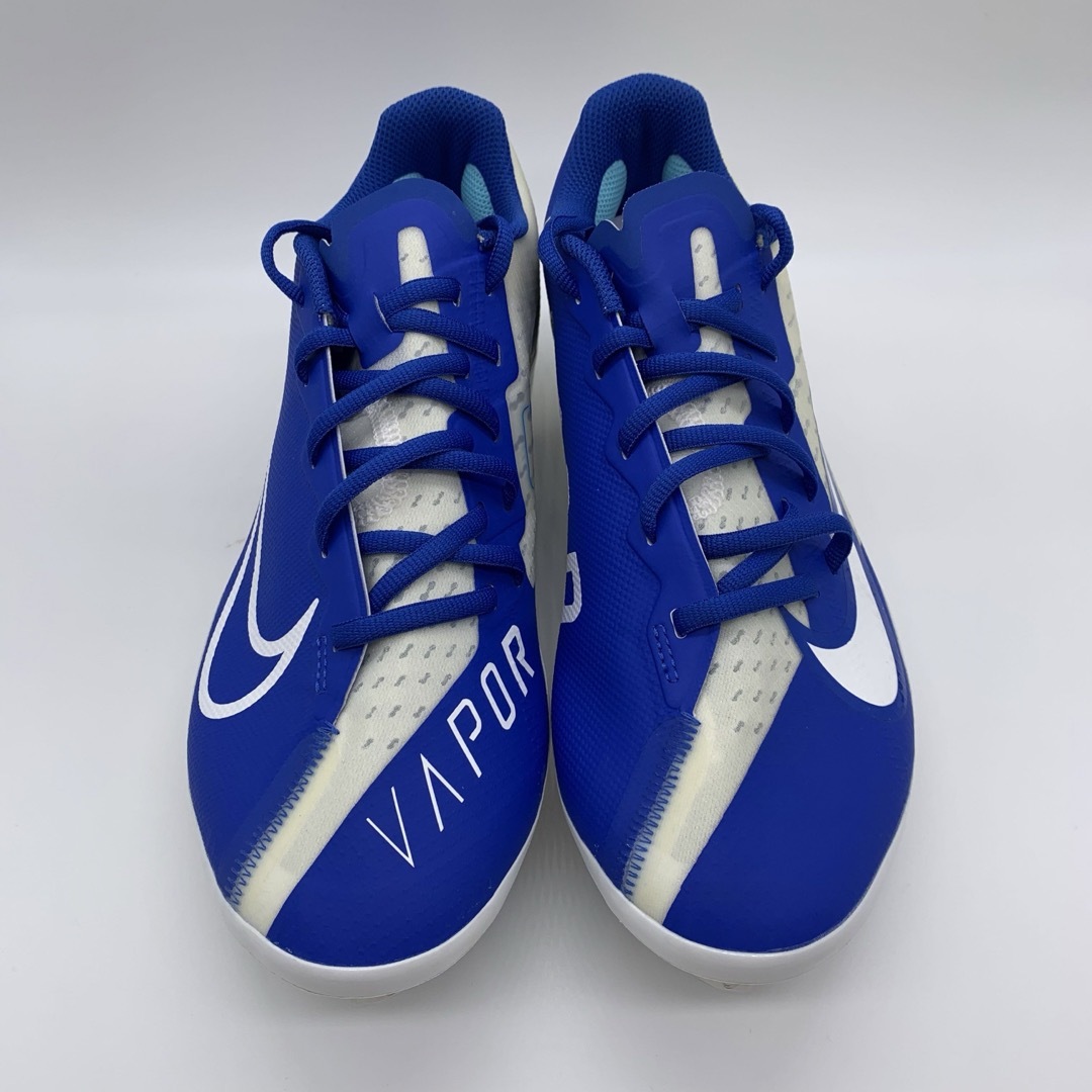 NIKE - NIKE 野球 スパイク 青 ブルー 金具 ポイント 軽量 25.5㎝の