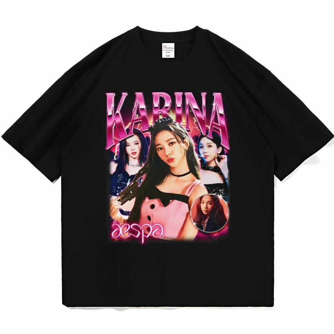 aespa karina カリナ トレカ ever smtown tシャツ - aespa カリナ