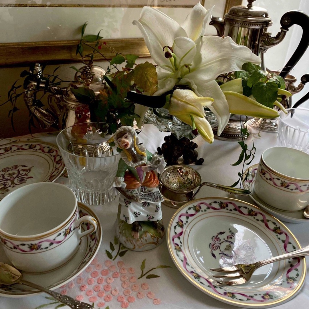 Richard Ginori - ジノリのとても上品で可愛いトリオ2客セットの通販