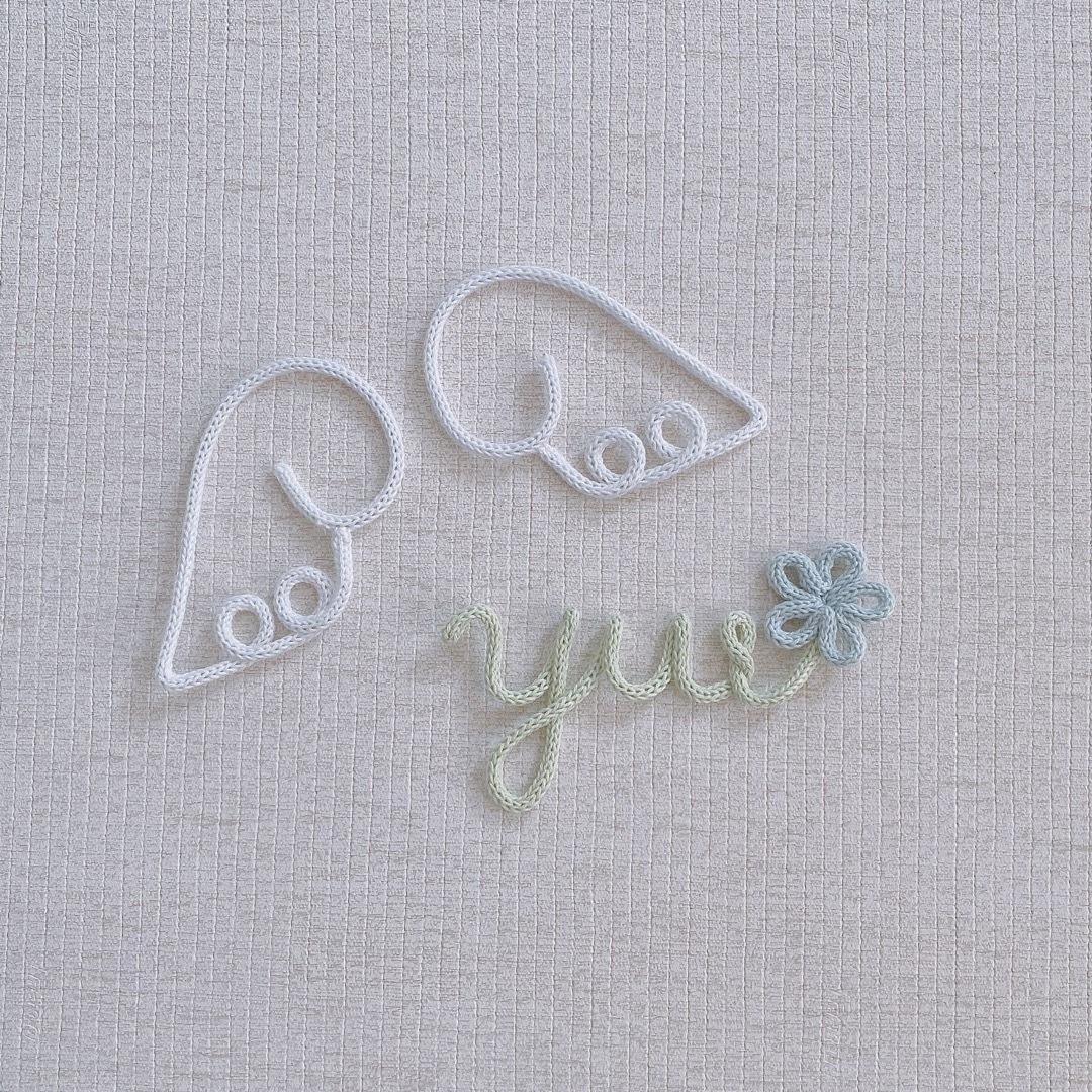 ウールレター オーダー作品 お名前 見本の通販 by Suu｜ラクマ