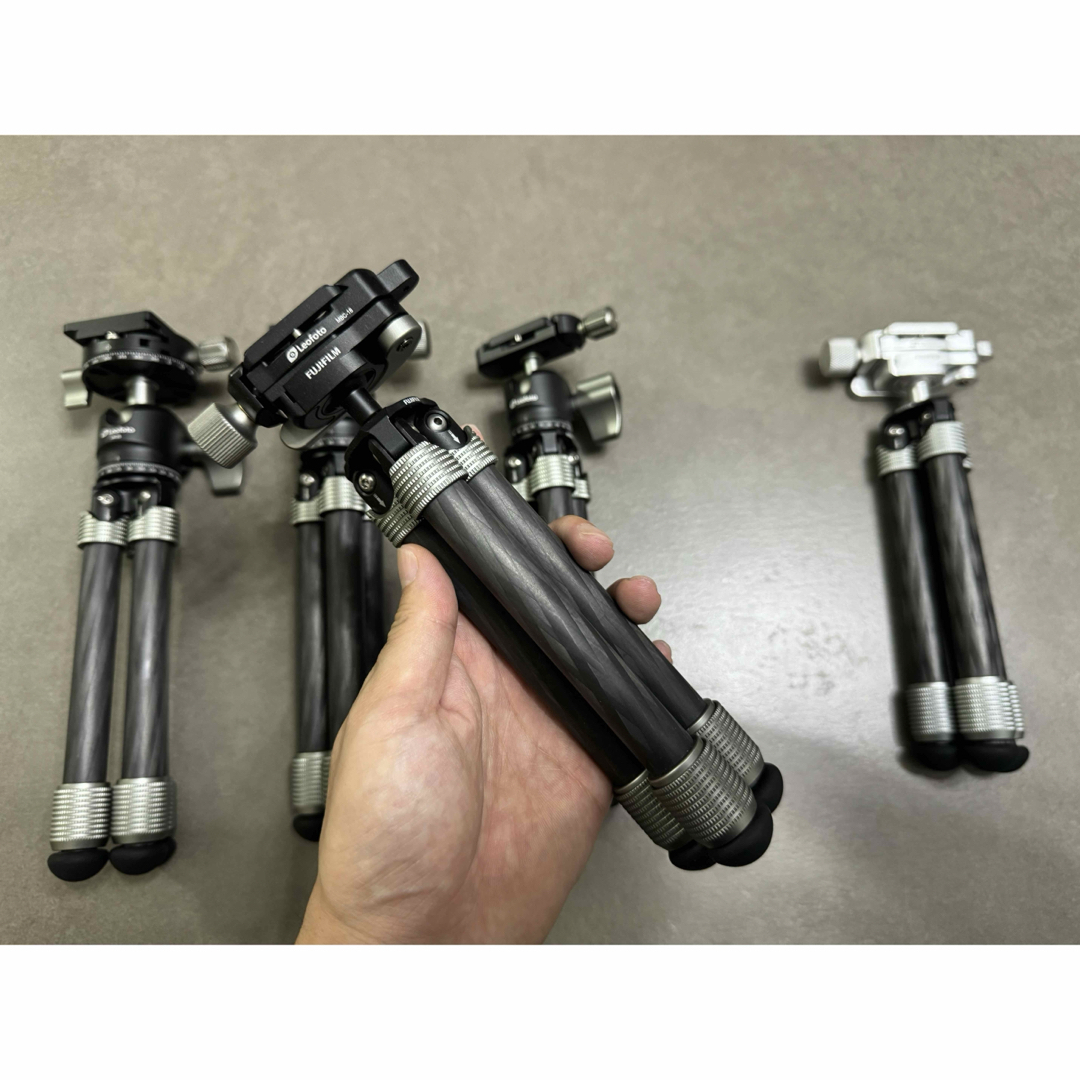 Leofoto MT-02Pro三脚+MBC-18ブラック雲台セットカーボンミニの通販 by