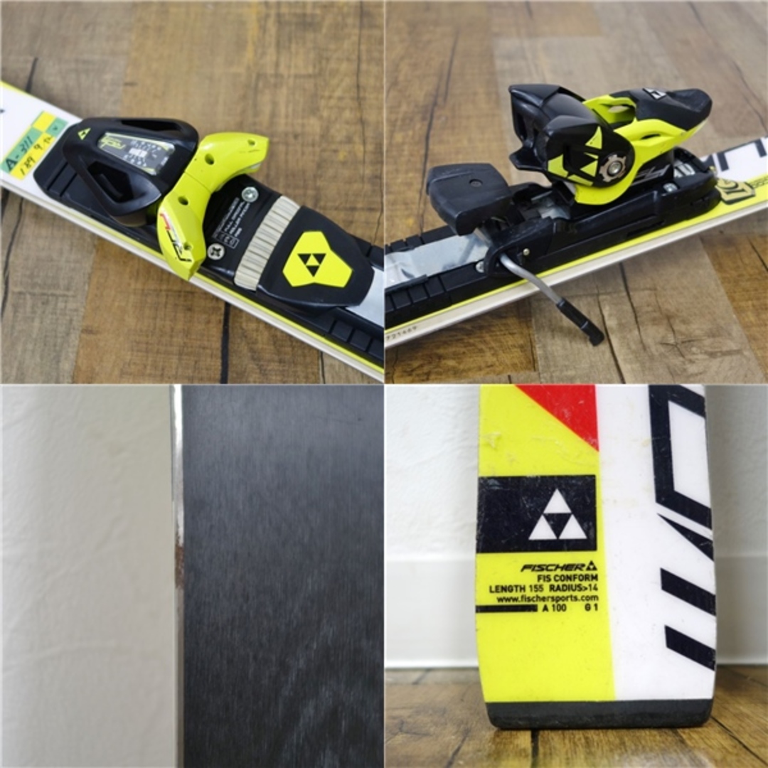 Fisher - フィッシャー FISCHER WORLDCUP RC4 GS 155cm センター63mm