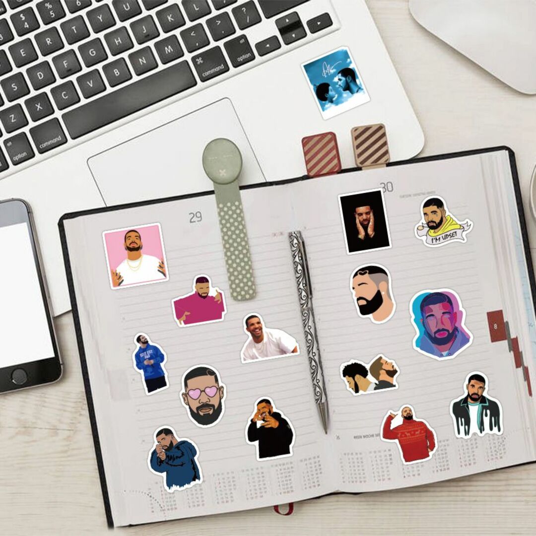 DRAKE ドレイク ステッカー 60枚セット PVC 防水 シール ラッパーの