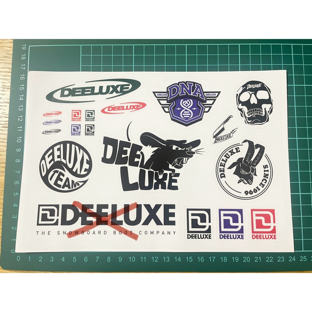 DEELUXE - DEELUXE ディーラックス ステッカー シール スノーボード