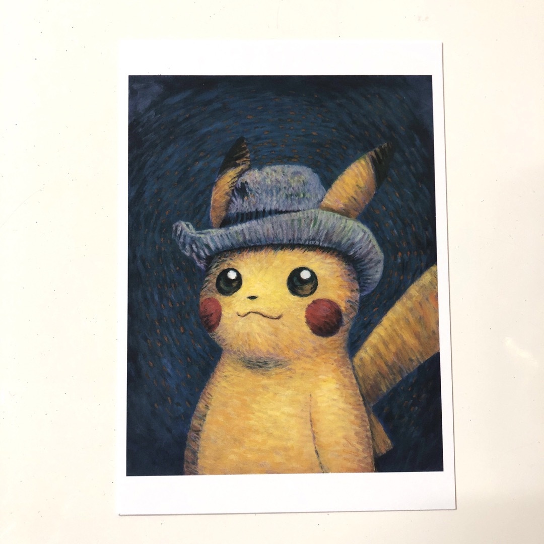 ポケモン - ☆ゴッホピカチュウ ポストカード / ゴッホ美術館50周年