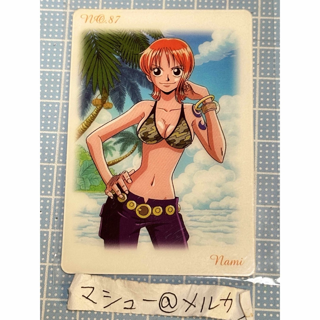 ワンピース 海賊王 グミ カードナミ 空島 水着 87 セクシー レトロ 昔