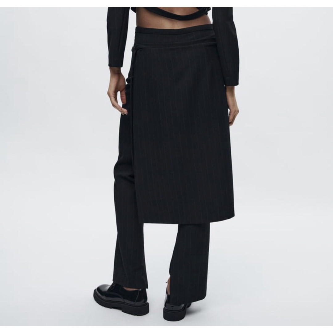 ZARA - ZARA ZW COLLECTION ピンストライプパレオスカートオーバー